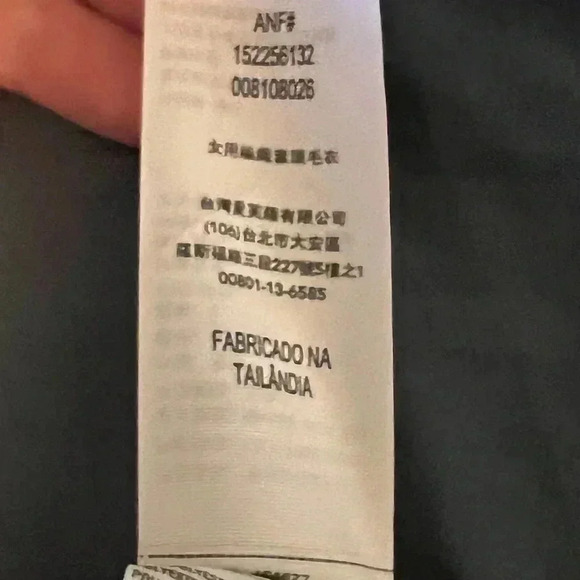 Abercrombie Womens Running Jacket 1/4 Zip Green Thumb Hole Mesh Small EUC - Picture 4 of 7